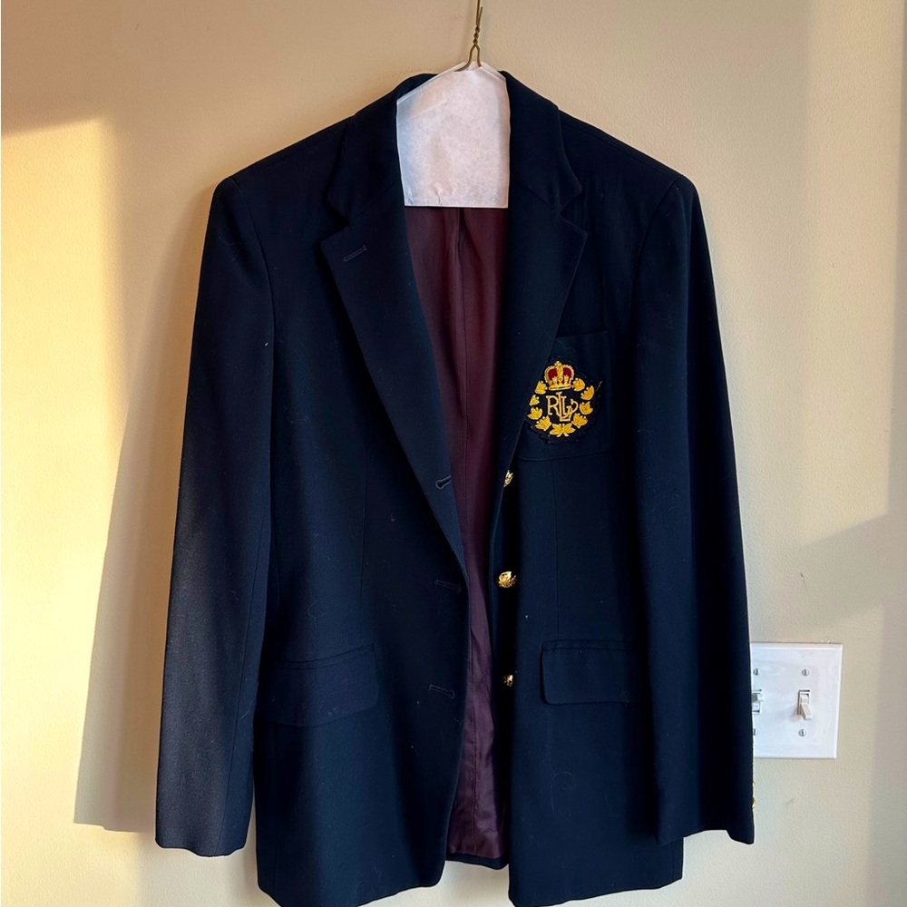 Ralph Lauren Navy Blue Blazer